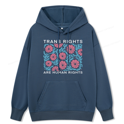 Pagewings Trans Rights Are Human Rights Unisex Classic Hoodie