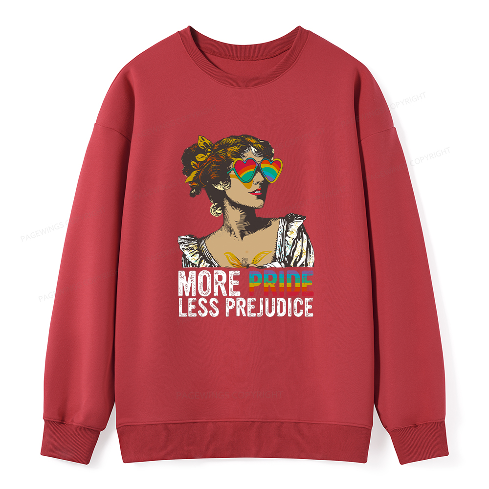 Pagewings More Pride Less Prejudice Unisex Classic Sweatshirt