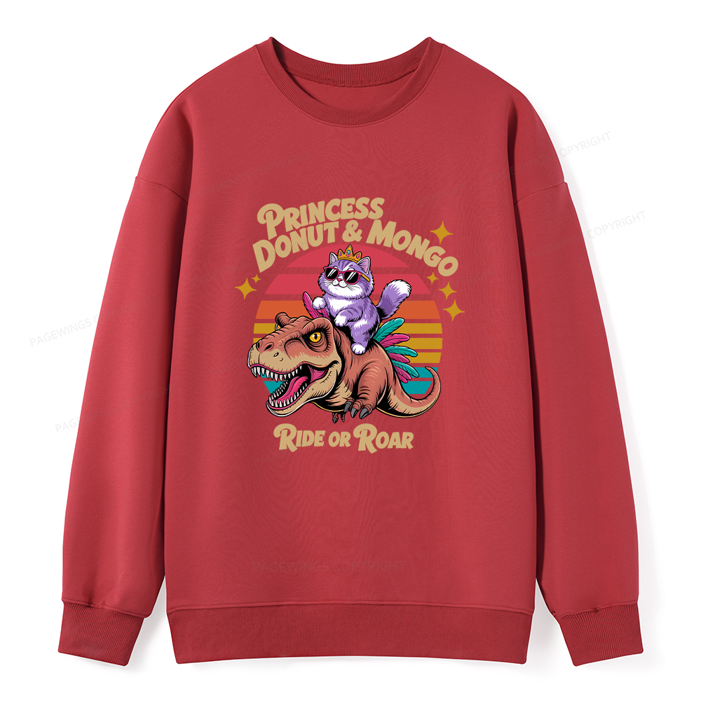 Pagewings Princess Donut & Mongo Unisex Classic Sweatshirt