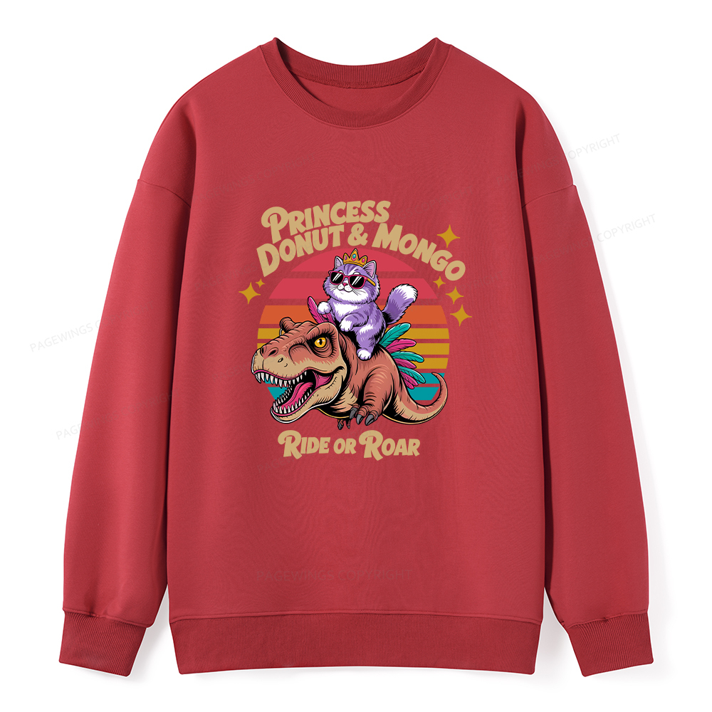 Pagewings Princess Donut & Mongo Unisex Classic Sweatshirt