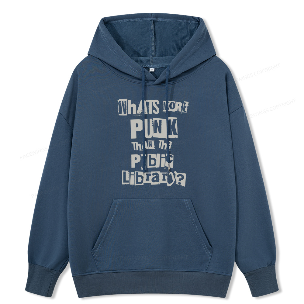 Pagewings What's More Punk Than The Public Library Unisex Classic Hoodie