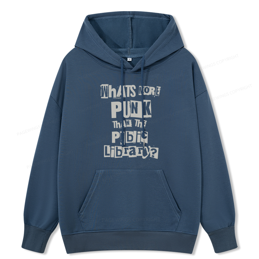 Pagewings What's More Punk Than The Public Library Unisex Classic Hoodie