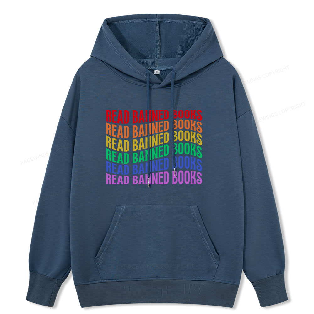 Pagewings Read Banned Books Unisex Classic Hoodie