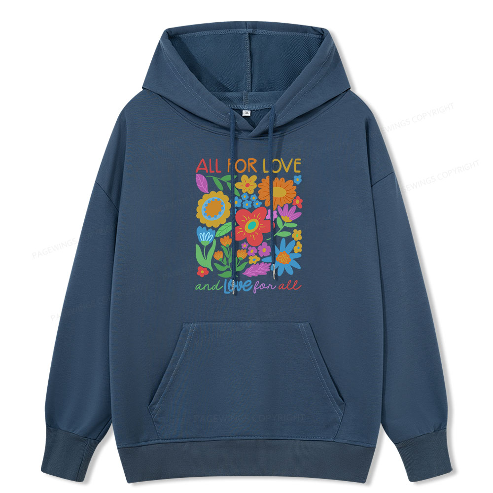 Pagewings All For Love Unisex Classic Hoodie