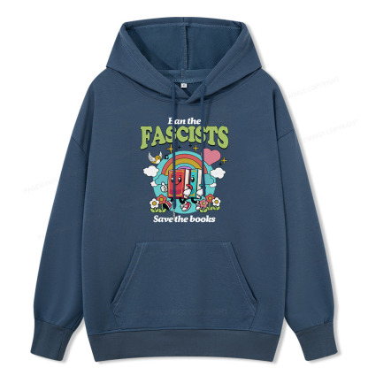 Pagewings Ban the Fascists Save the Books Unisex Classic Hoodie