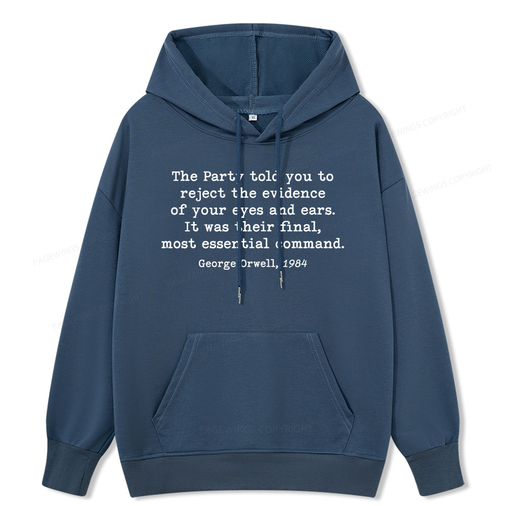 Pagewings It Was Their Final Most Essential Command Unisex Classic Hoodie