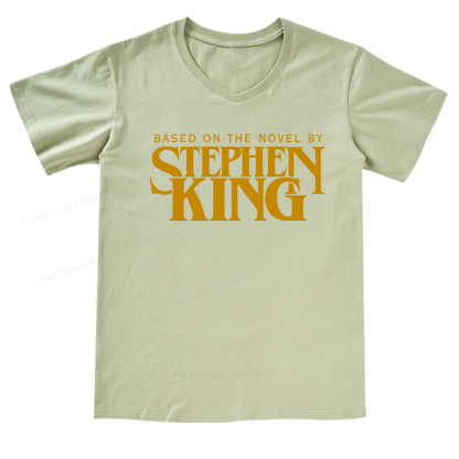Pagewings Based On A Novel By Stephen King V-neck T-shirt