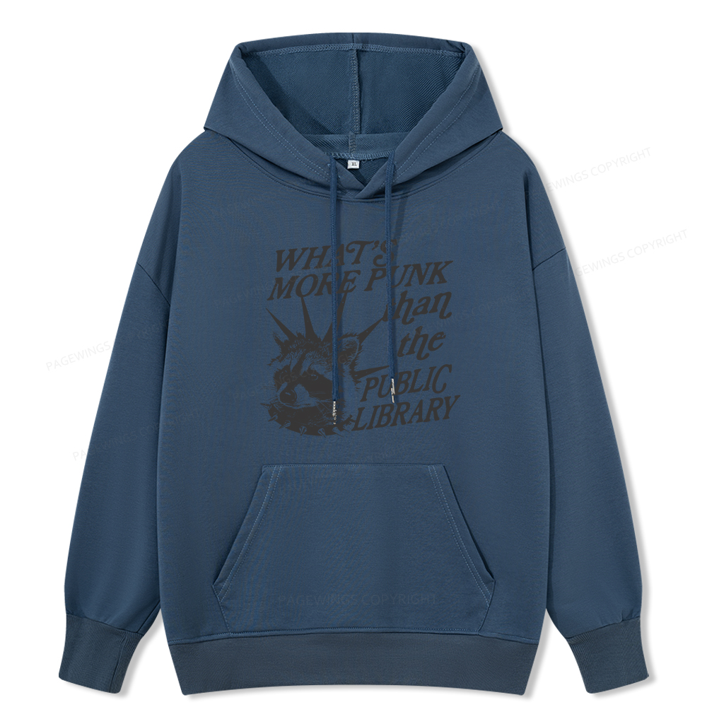 Pagewings What’s More Punk Than The Public Library Unisex Classic Hoodie