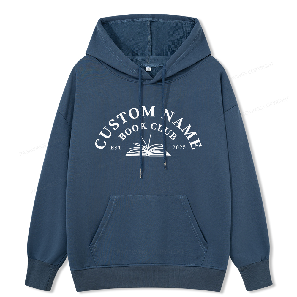 Pagewings Personalized Custom Book Club Unisex Classic Hoodie