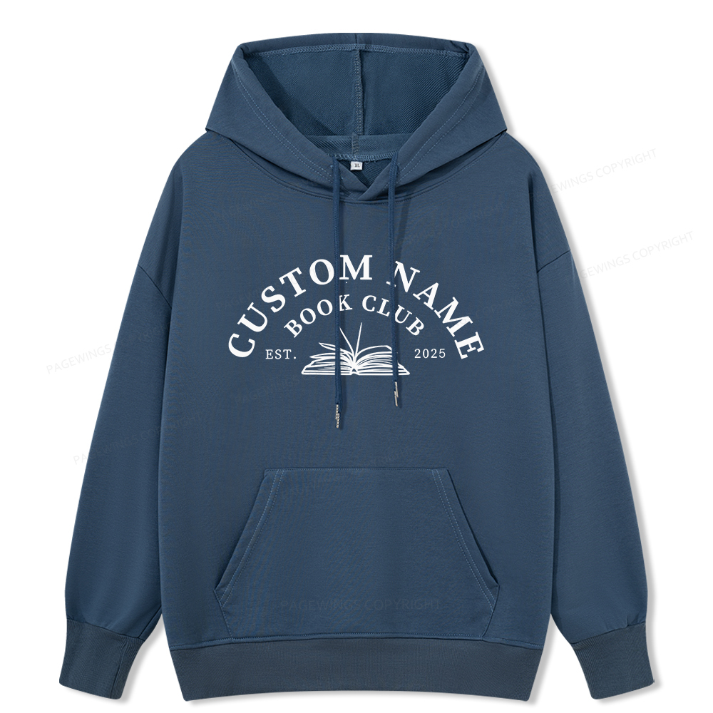 Pagewings Personalized Custom Book Club Unisex Classic Hoodie