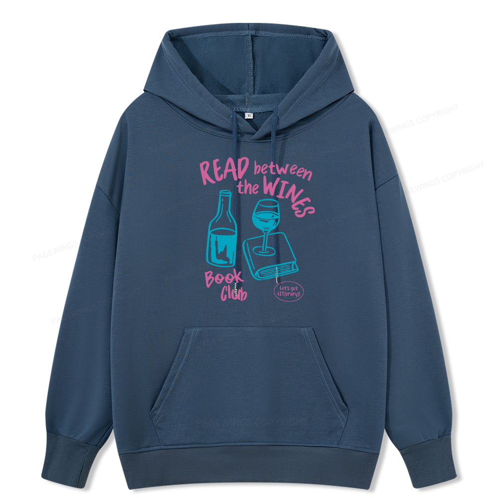 Pagewings Wine Lover Book Club Unisex Classic Hoodie