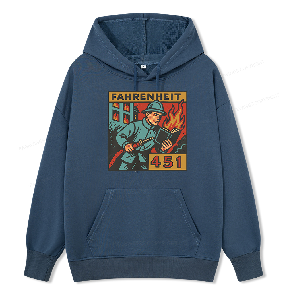 Pagewings Literature 451 Unisex Classic Hoodie