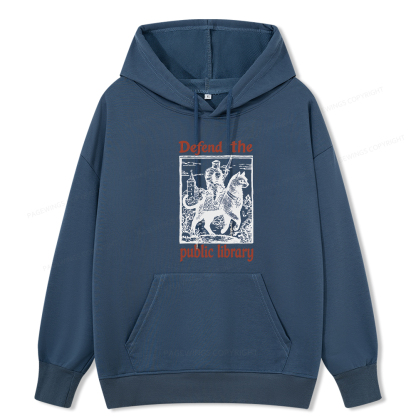 Pagewings Defend the Public Library Unisex Classic Hoodie