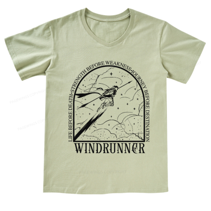 Pagewings Windrunner V-neck T-shirt