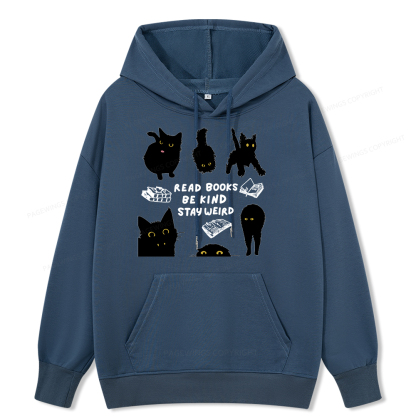 Pagewings Read Books Be Kind Stay Weird Unisex Classic Hoodie