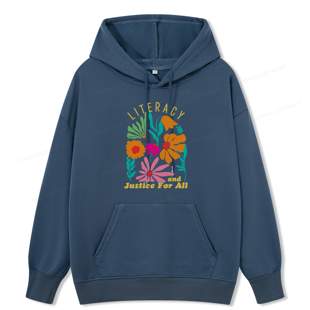 Pagewings Literacy And Justice Unisex Classic Hoodie