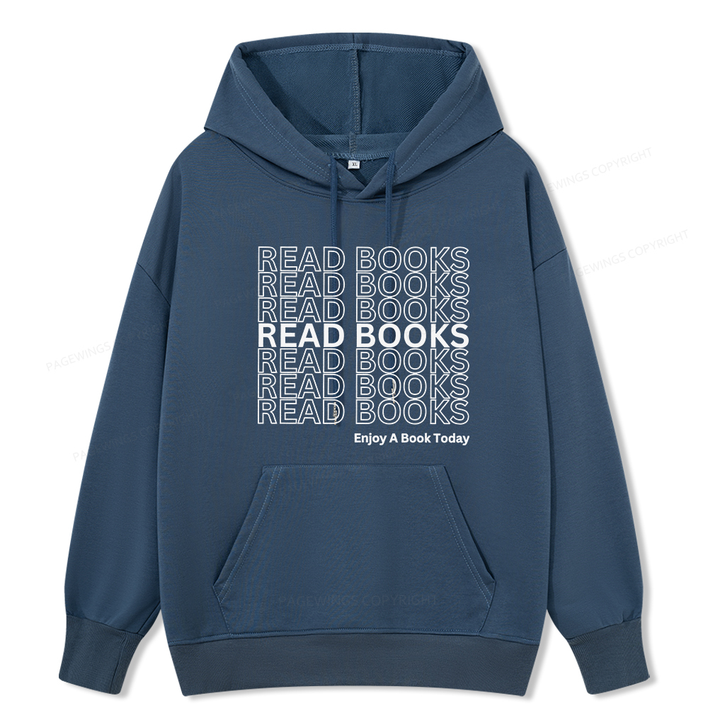 Pagewings Read Books Librarian Unisex Classic Hoodie
