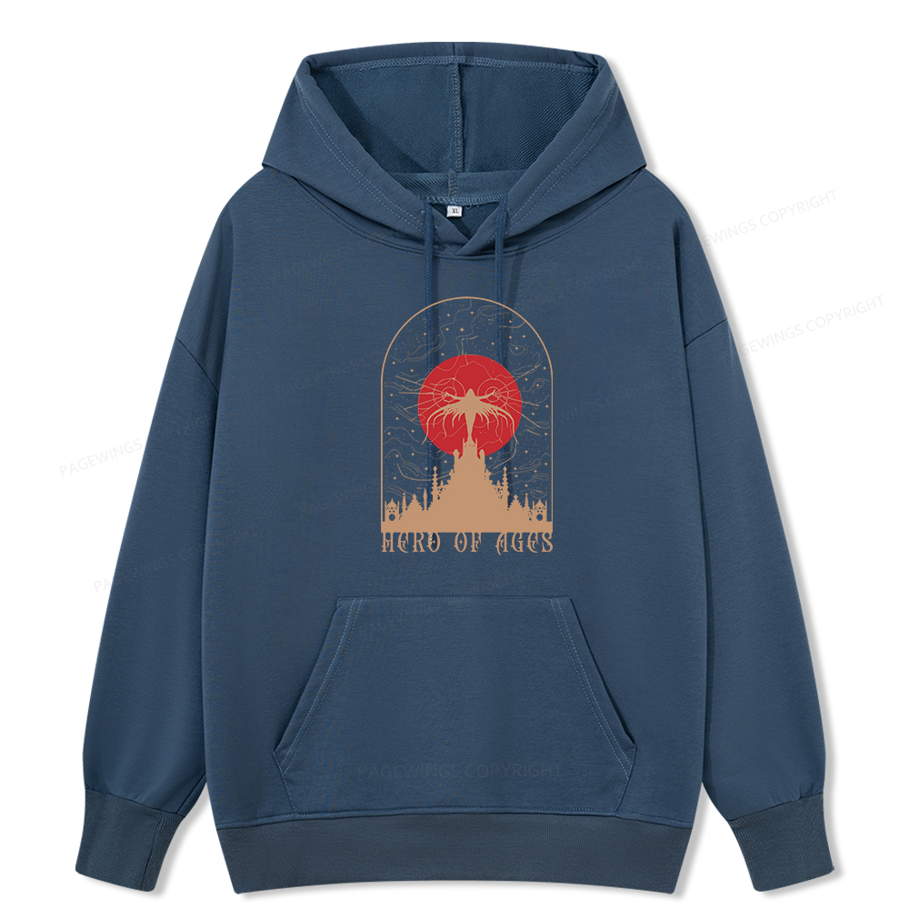 Pagewings Mist Bookish Unisex Classic Hoodie