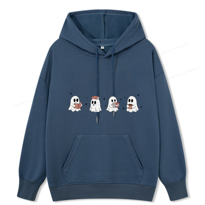 Pagewings Bookish Ghost Unisex Classic Hoodie