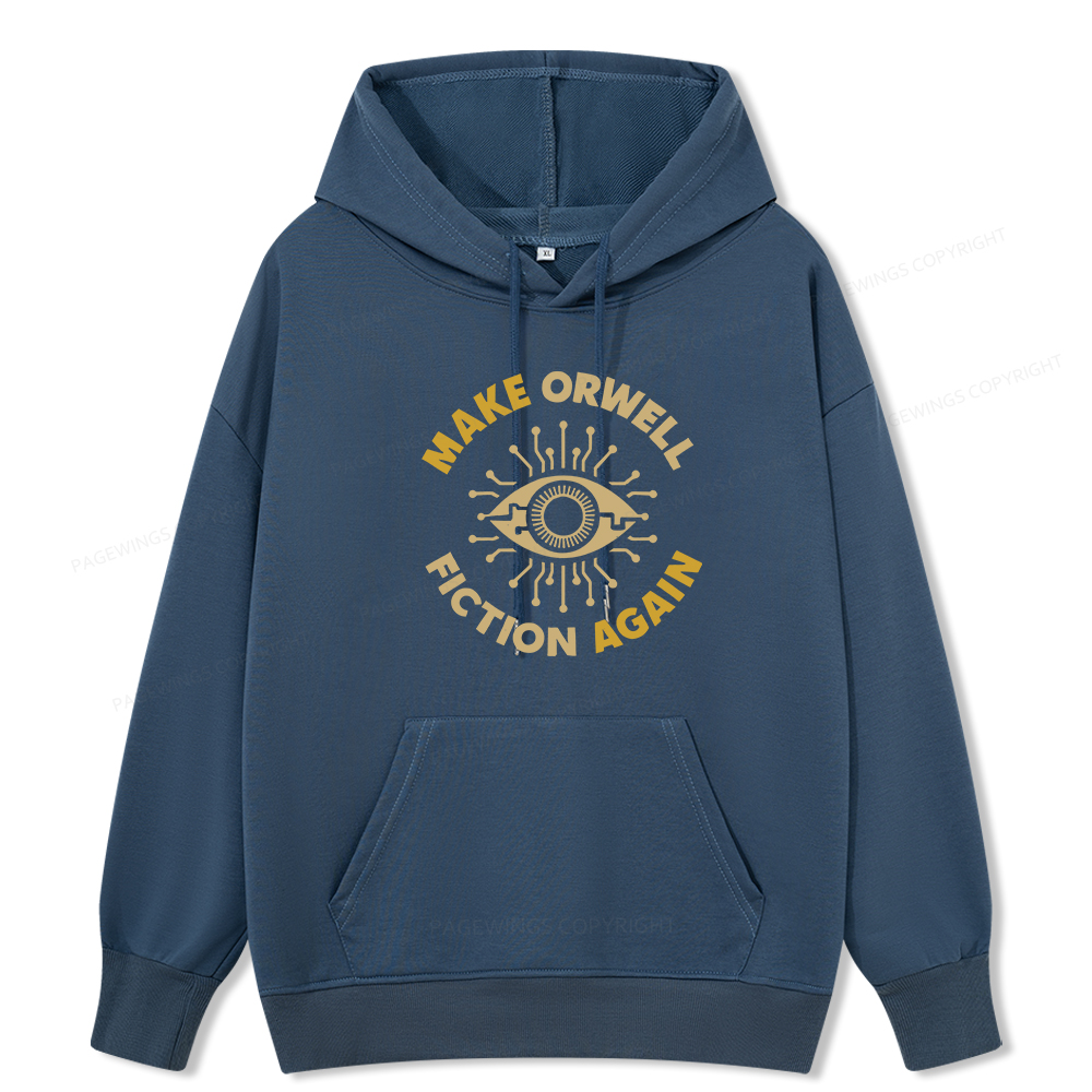 Pagewings Make Orwell Fiction Again Unisex Classic Hoodie