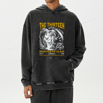Pagewing Reading Rainbow Unisex Washed Hoodie