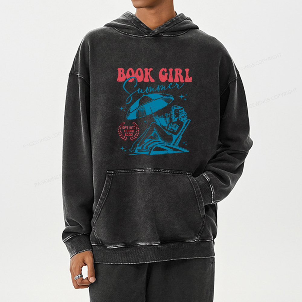 Pagewing Literacy & Equity For All Unisex Washed Hoodie
