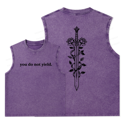 Pagewings Throne of Glass Merch Unisex Washed Tank Top