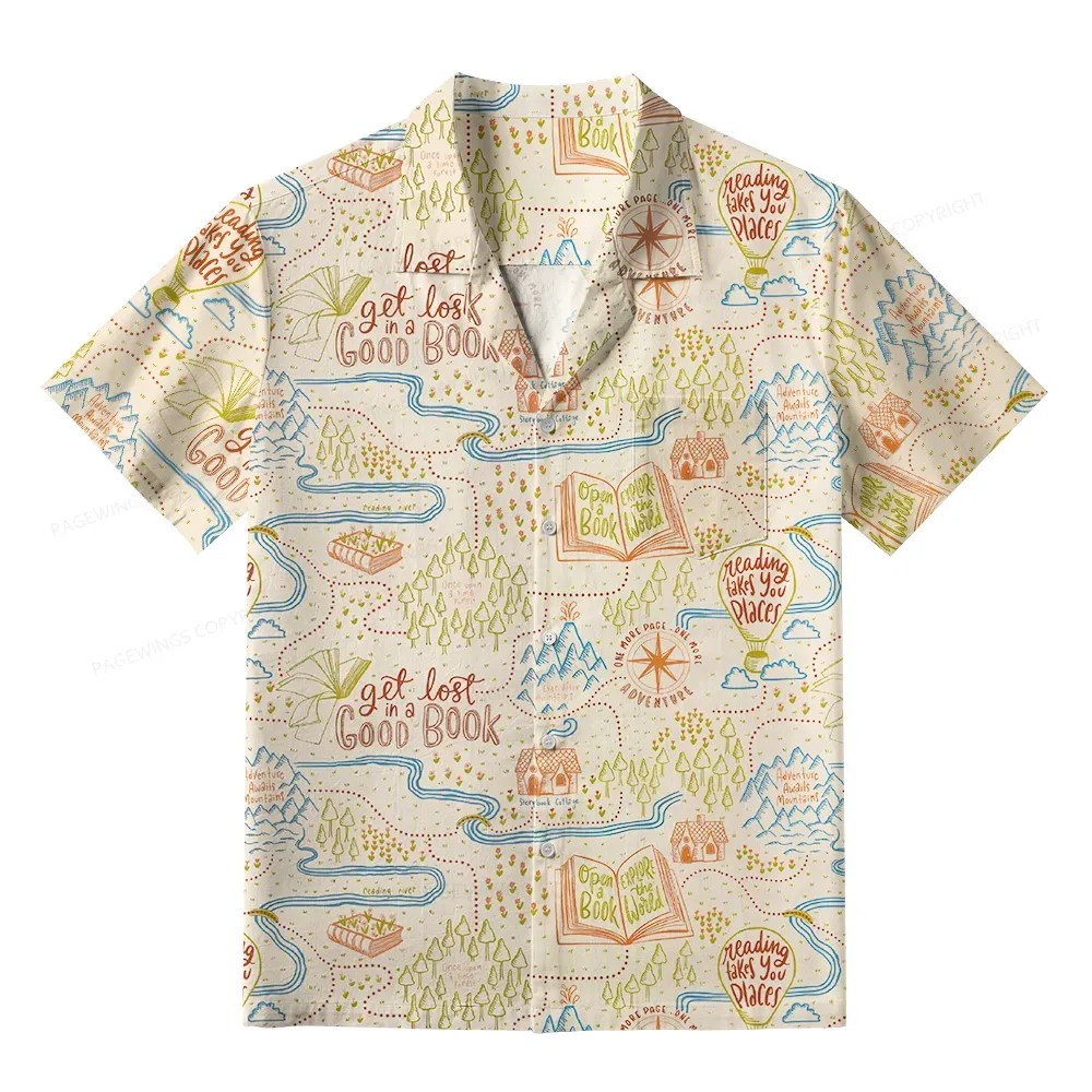 Pagewings Get Lost In A Good Book Unisex Washed Long Sleeve T-shirt