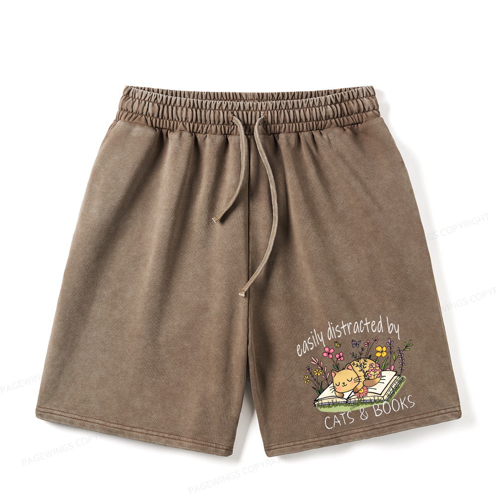 Pagewings SJM Book Club Christmas Unisex Washed Shorts