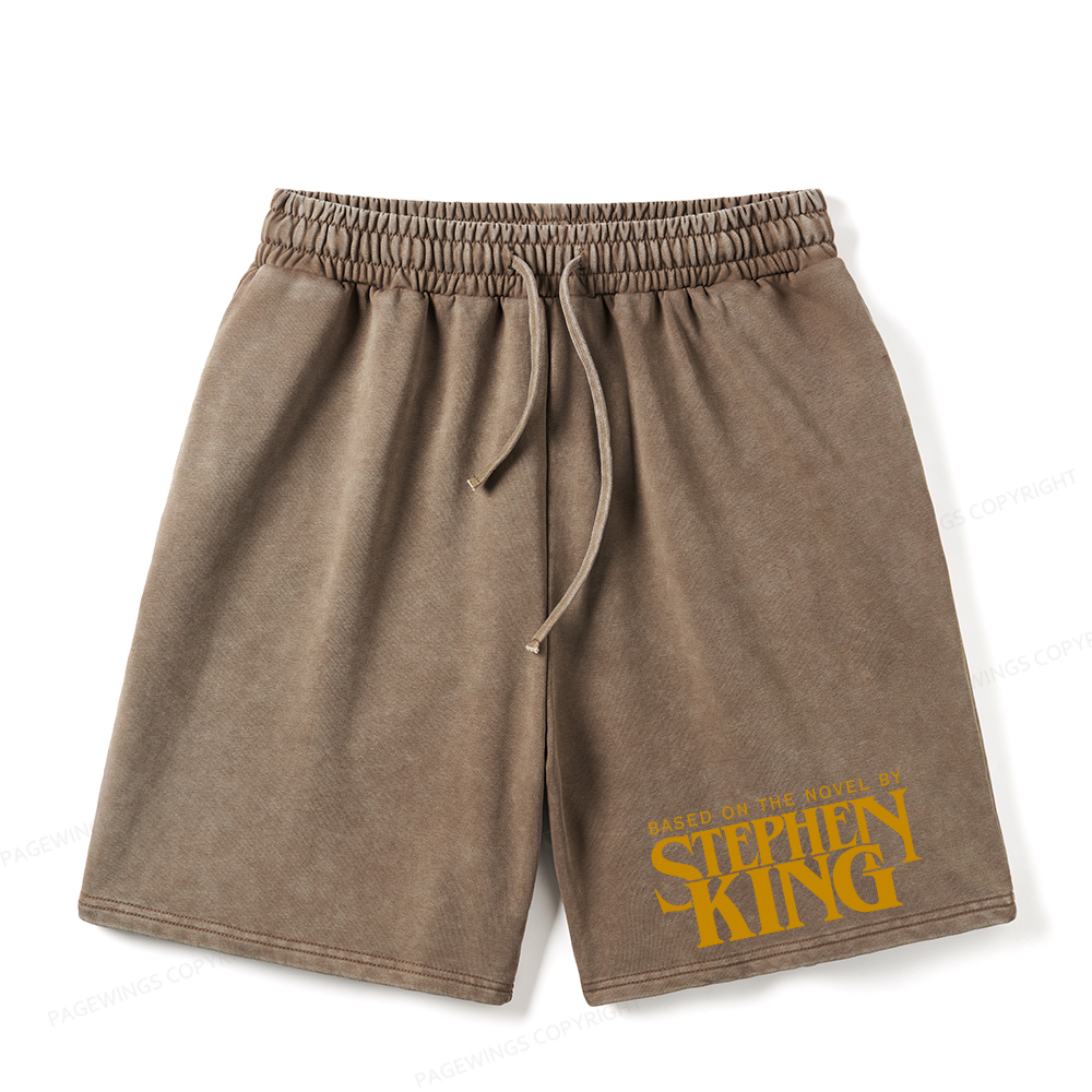 Pagewings Based On A Novel By Stephen King Unisex Washed Shorts