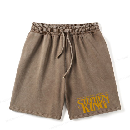 Pagewings Based On A Novel By Stephen King Unisex Washed Shorts