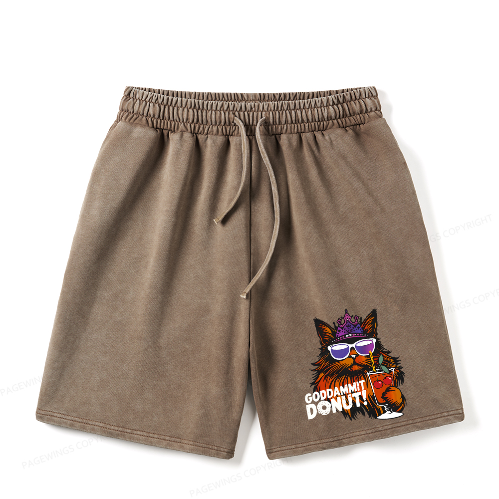 Pagewings Read Sci-Fi Book Unisex Washed Shorts