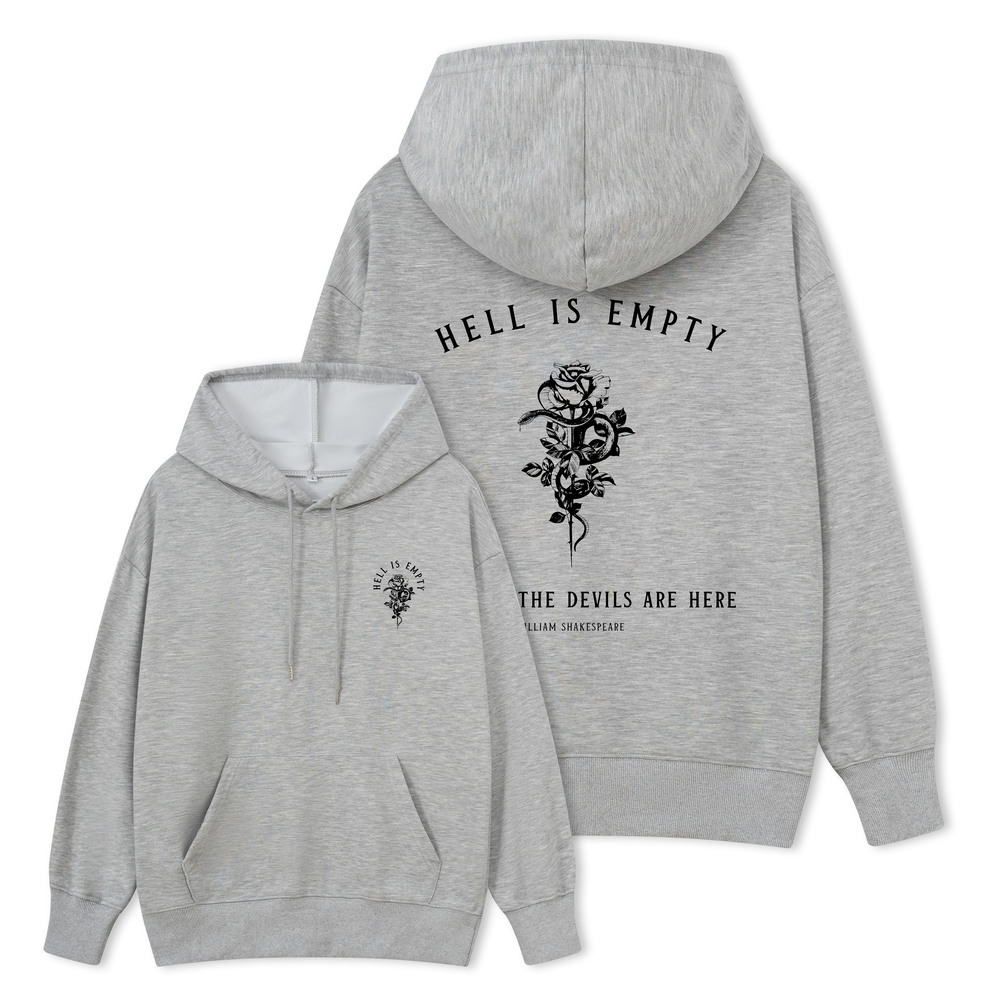 Pagewings Hell Is Empty And All The Devils Are Here Unisex Classic Hoodie