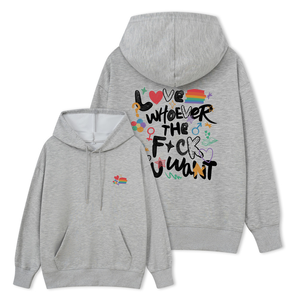 Pagewings Love Whoever The F*ck You Want Unisex Classic Hoodie