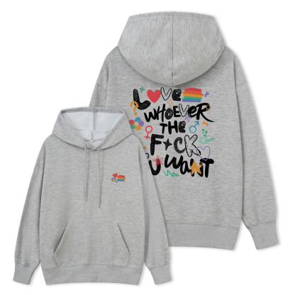 Pagewings Love Whoever The F*ck You Want Unisex Classic Hoodie