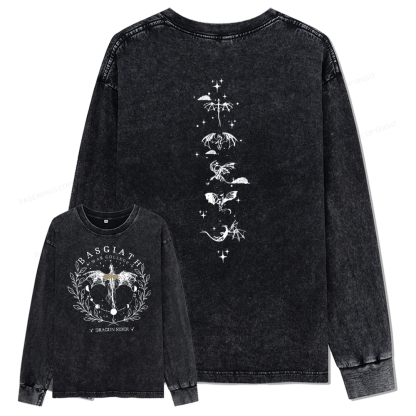 Pagewings Fantasy Team Unisex Washed Long Sleeve T-shirt