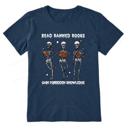 Pagewings Read Banned Books Gain Forbidden Knowledge Classic T-shirt