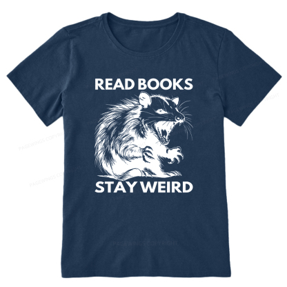 Pagewings Read Books Stay Weird Unisex Classic T-shirt