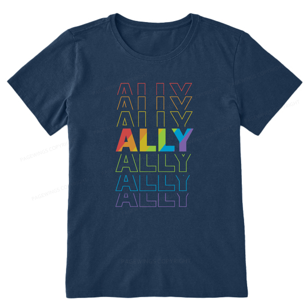 Pagewings LGBTQ Ally Unisex Classic T-shirt