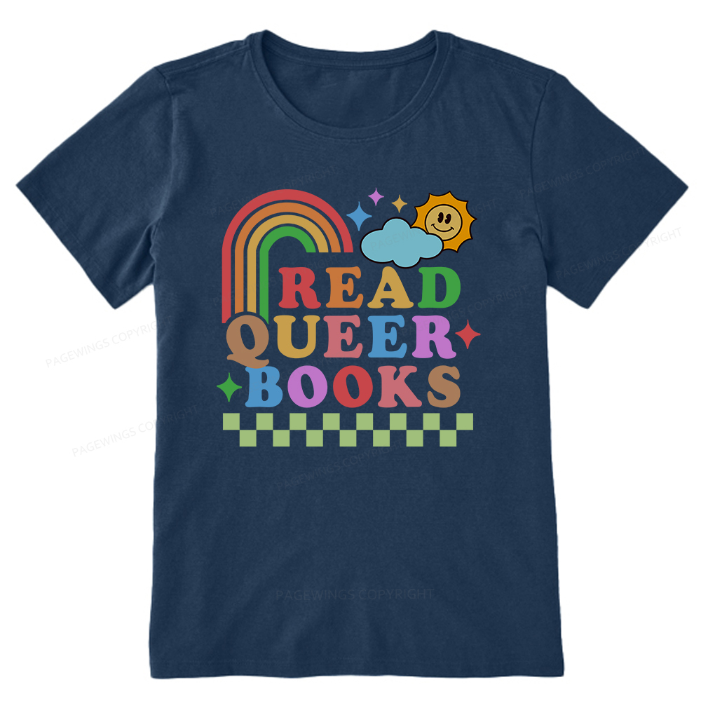 Pagewings Read Queer Books Unisex Classic T-shirt