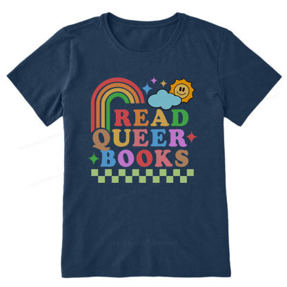 Pagewings Read Queer Books Unisex Classic T-shirt