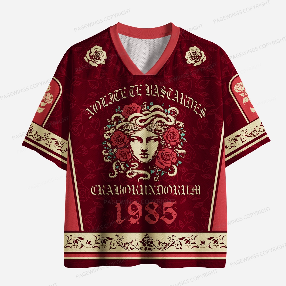 Pagewings Nolite Te Bastardes Carborundorum Unisex Mesh Jersey