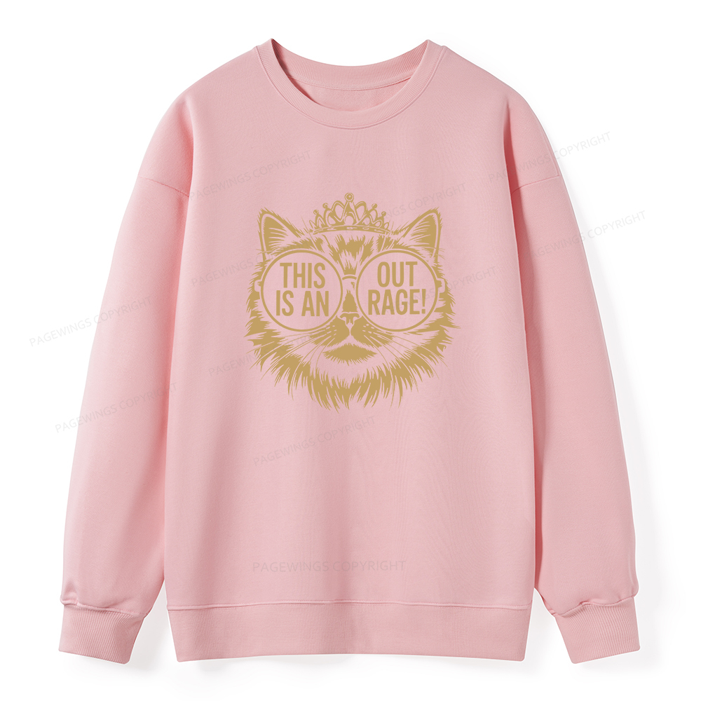 Pagewings This Is An Outrage Unisex Classic Sweatshirt