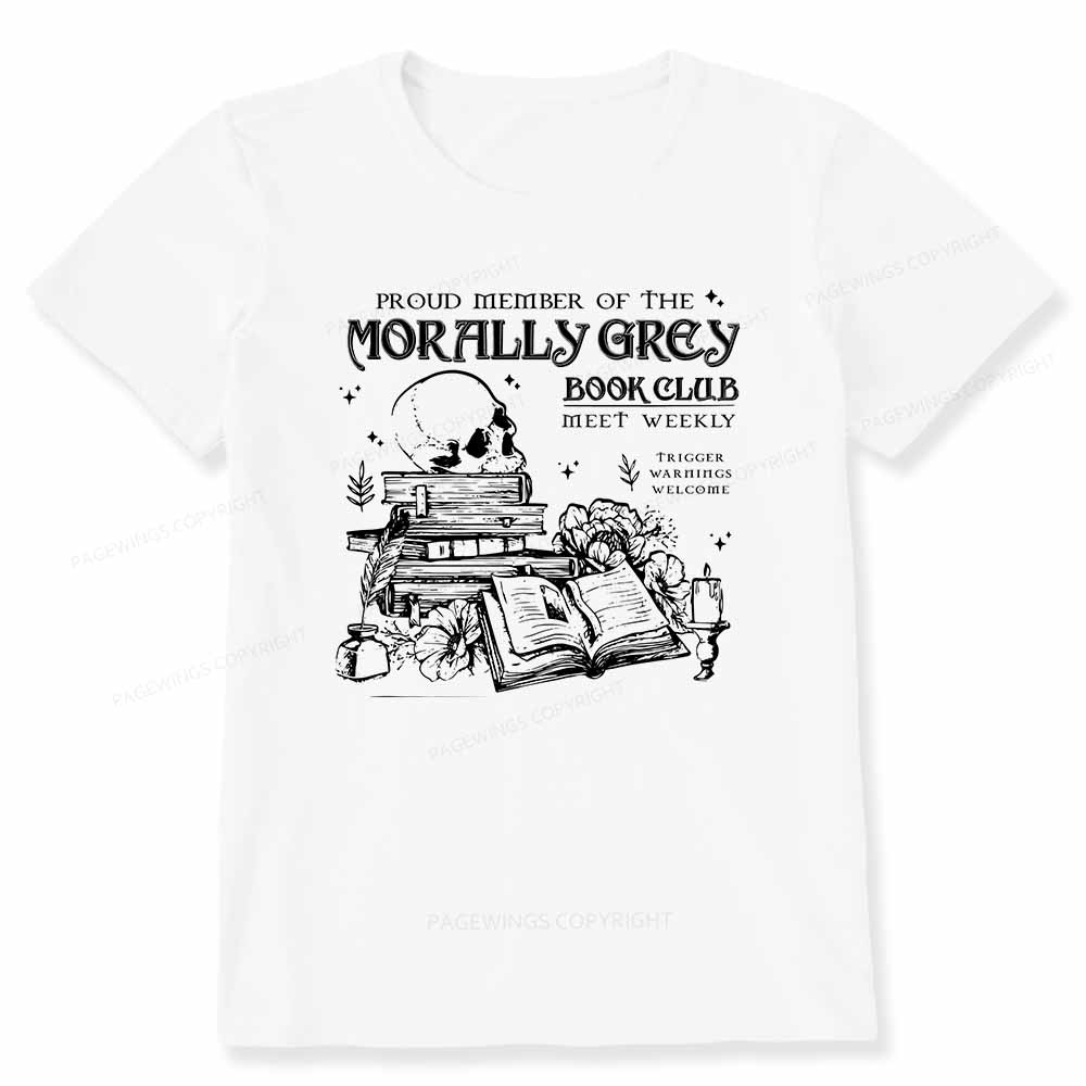Pagewings Morally Grey Book Club Unisex Classic T-shirt