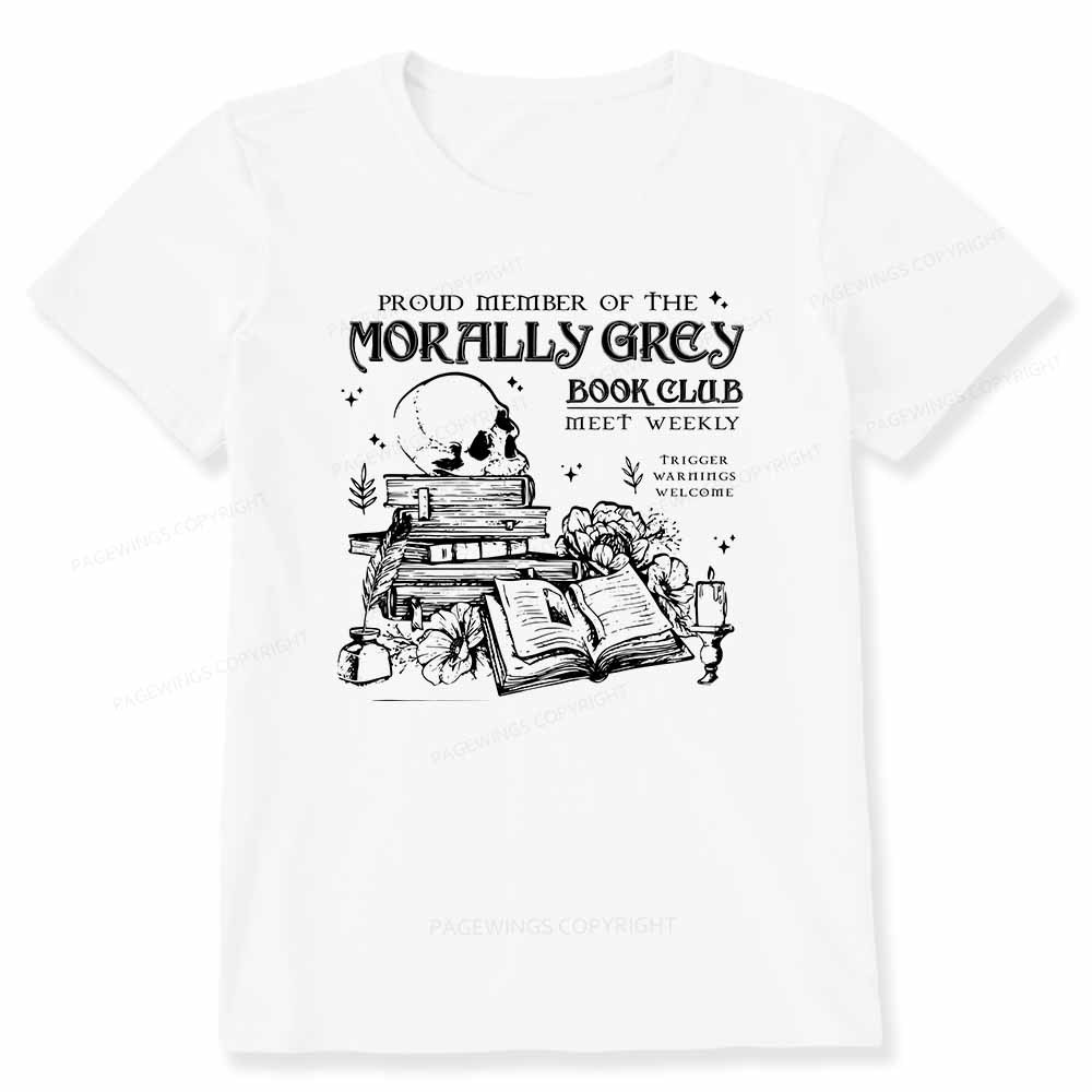 Pagewings Morally Grey Book Club Unisex Classic T-shirt