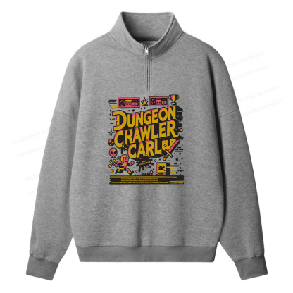 Pagewings Book New Achievement Unisex Half Zip Fleece Sweatshirt 