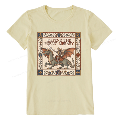 Pagewings Defend the Public Library Unisex Classic T-shirt