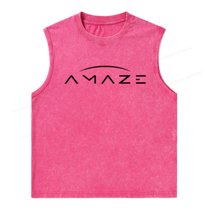 Pagewings Amaze Unisex Washed Tank Top