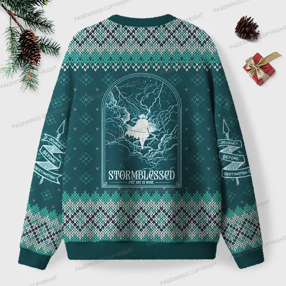 Pagewings Stormblessed Unisex Ugly Knit Sweatshirt