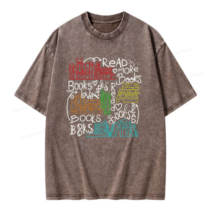Pagewings Reading Week Shirt For Teachers & Read America Unisex Washed T-shirt